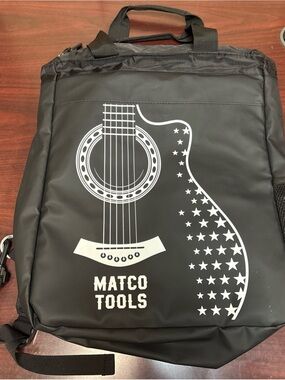 Matco Tools Guitar Black Backpack Gear Bag Work Sturdy NEW